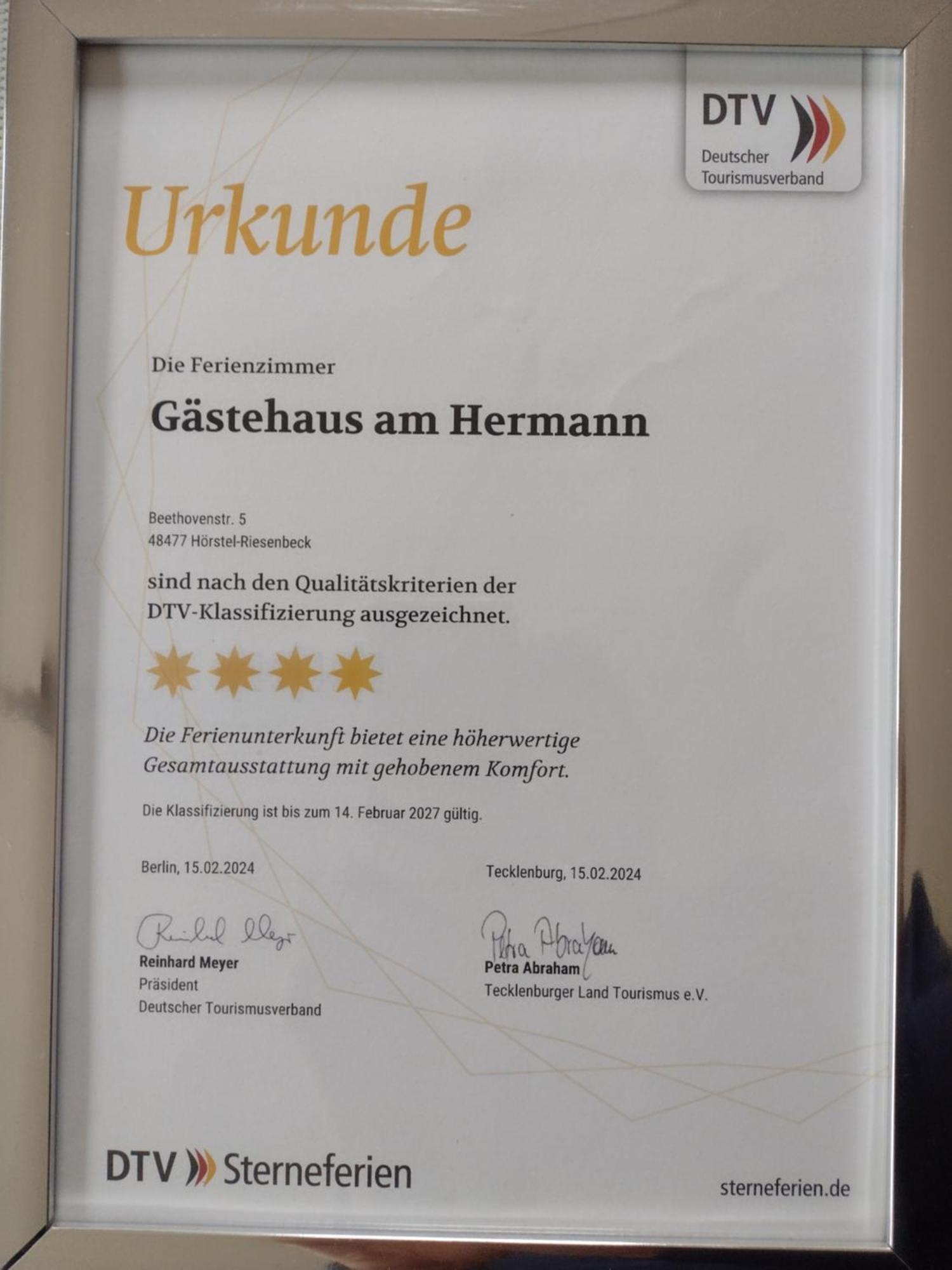 Gaestehaus Am Hermann Hörstel Екстериор снимка
