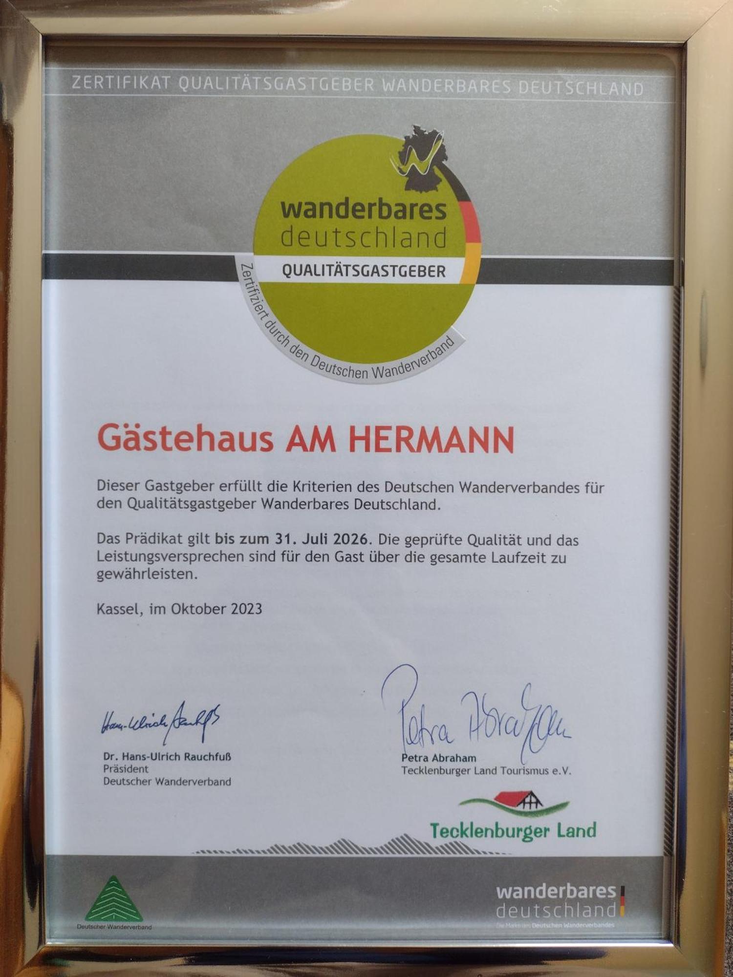 Gaestehaus Am Hermann Hörstel Екстериор снимка